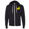 Unisex Heathered French Terry Full-Zip Hooded Sweatshirt Thumbnail