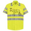 Men's High Visibility Safety Short Sleeve Work Shirt Thumbnail