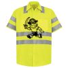 Men's High Visibility Safety Short Sleeve Work Shirt Thumbnail