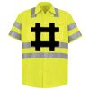 Men's High Visibility Safety Short Sleeve Work Shirt Thumbnail