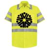 Men's High Visibility Safety Short Sleeve Work Shirt Thumbnail