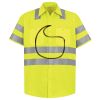 Men's High Visibility Safety Short Sleeve Work Shirt Thumbnail