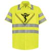 Men's High Visibility Safety Short Sleeve Work Shirt Thumbnail
