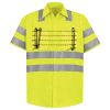 Men's High Visibility Safety Short Sleeve Work Shirt Thumbnail