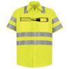 Men's High Visibility Safety Short Sleeve Work Shirt Thumbnail