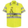 Men's High Visibility Safety Short Sleeve Work Shirt Thumbnail