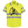Men's High Visibility Safety Short Sleeve Work Shirt Thumbnail