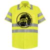 Men's High Visibility Safety Short Sleeve Work Shirt Thumbnail