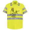 Men's High Visibility Safety Short Sleeve Work Shirt Thumbnail
