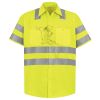 Men's High Visibility Safety Short Sleeve Work Shirt Thumbnail