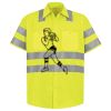 Men's High Visibility Safety Short Sleeve Work Shirt Thumbnail