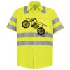 Men's High Visibility Safety Short Sleeve Work Shirt Thumbnail