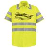 Men's High Visibility Safety Short Sleeve Work Shirt Thumbnail