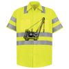 Men's High Visibility Safety Short Sleeve Work Shirt Thumbnail
