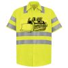 Men's High Visibility Safety Short Sleeve Work Shirt Thumbnail