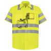 Men's High Visibility Safety Short Sleeve Work Shirt Thumbnail