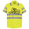 Men's High Visibility Safety Short Sleeve Work Shirt Thumbnail
