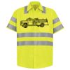 Men's High Visibility Safety Short Sleeve Work Shirt Thumbnail