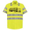 Men's High Visibility Safety Short Sleeve Work Shirt Thumbnail