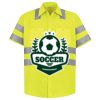 Men's High Visibility Safety Short Sleeve Work Shirt Thumbnail