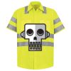 Men's High Visibility Safety Short Sleeve Work Shirt Thumbnail
