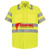 Men's High Visibility Safety Short Sleeve Work Shirt Thumbnail