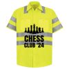 Men's High Visibility Safety Short Sleeve Work Shirt Thumbnail