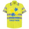 Men's High Visibility Safety Short Sleeve Work Shirt Thumbnail