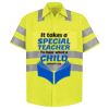 Men's High Visibility Safety Short Sleeve Work Shirt Thumbnail