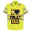 Men's High Visibility Safety Short Sleeve Work Shirt Thumbnail