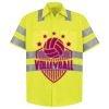 Men's High Visibility Safety Short Sleeve Work Shirt Thumbnail