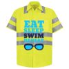 Men's High Visibility Safety Short Sleeve Work Shirt Thumbnail