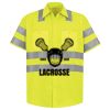 Men's High Visibility Safety Short Sleeve Work Shirt Thumbnail