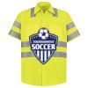 Men's High Visibility Safety Short Sleeve Work Shirt Thumbnail