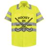Men's High Visibility Safety Short Sleeve Work Shirt Thumbnail