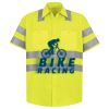 Men's High Visibility Safety Short Sleeve Work Shirt Thumbnail