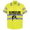 Men's High Visibility Safety Short Sleeve Work Shirt Thumbnail