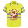 Men's High Visibility Safety Short Sleeve Work Shirt Thumbnail