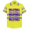 Men's High Visibility Safety Short Sleeve Work Shirt Thumbnail