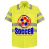 Men's High Visibility Safety Short Sleeve Work Shirt Thumbnail