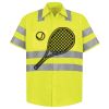 Men's High Visibility Safety Short Sleeve Work Shirt Thumbnail