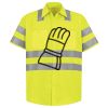 Men's High Visibility Safety Short Sleeve Work Shirt Thumbnail