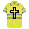 Men's High Visibility Safety Short Sleeve Work Shirt Thumbnail