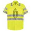Men's High Visibility Safety Short Sleeve Work Shirt Thumbnail