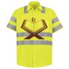 Men's High Visibility Safety Short Sleeve Work Shirt Thumbnail