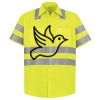 Men's High Visibility Safety Short Sleeve Work Shirt Thumbnail