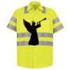 Men's High Visibility Safety Short Sleeve Work Shirt Thumbnail