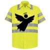 Men's High Visibility Safety Short Sleeve Work Shirt Thumbnail