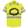 Men's High Visibility Safety Short Sleeve Work Shirt Thumbnail