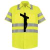 Men's High Visibility Safety Short Sleeve Work Shirt Thumbnail